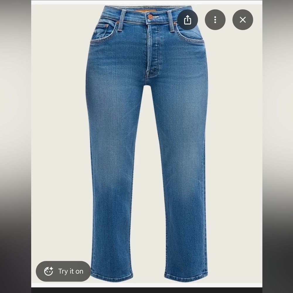 MOTHER THE TOMCAT HIGH-RISE STRAIGHT-LEG JEANS in Layover - Picture 6 of 11